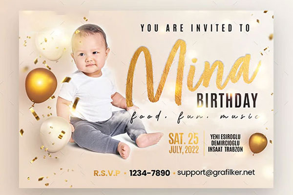 Baby Event Flyer Templates – Free & Premium PSD, Ai, Word, Doc, InDesign Formats Download